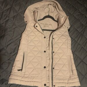Marc New York Women's Off-White Quilted Vest